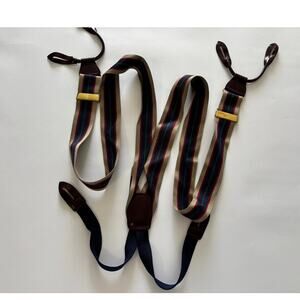 Cole Haan Suspenders Leather & Fabric
